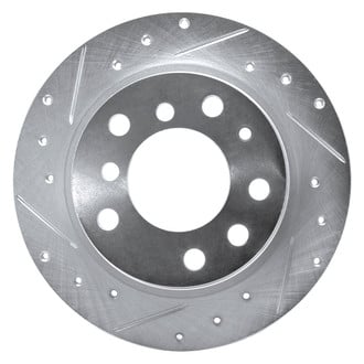 DFC® - Premium Drilled and Slotted Rear Driver Side Brake Rotor
