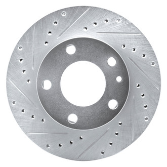DFC® - Premium Drilled and Slotted Front Driver Side Brake Rotor