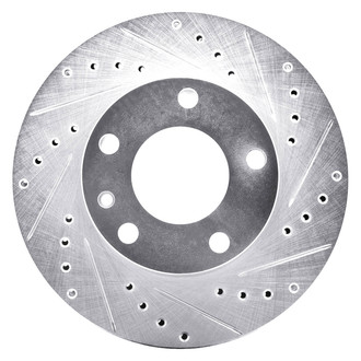 DFC® - Premium Drilled and Slotted Front Passenger Side Brake Rotor