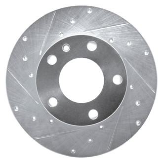DFC® - Premium Drilled and Slotted Front Driver Side Brake Rotor