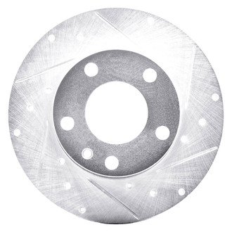 DFC® - Premium Drilled and Slotted Front Passenger Side Brake Rotor
