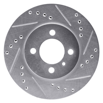 DFC® - Premium Drilled and Slotted Front Passenger Side Brake Rotor