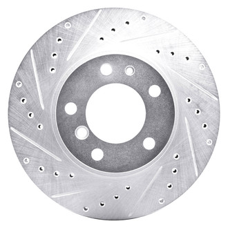 DFC® - Premium Drilled and Slotted Front Driver Side Brake Rotor