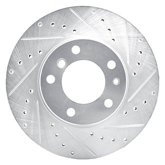 DFC® - Premium Drilled and Slotted Front Passenger Side Brake Rotor