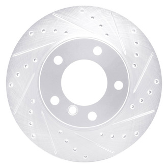 DFC® - Premium Drilled and Slotted Front Passenger Side Brake Rotor