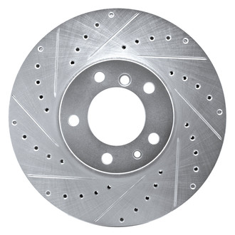 DFC® - Premium Drilled and Slotted Front Driver Side Brake Rotor