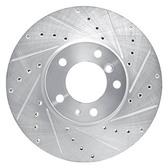 DFC® - Premium Drilled and Slotted Front Passenger Side Brake Rotor