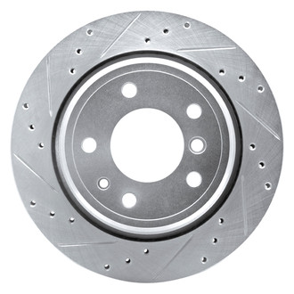 DFC® - Premium Drilled and Slotted Rear Driver Side Brake Rotor