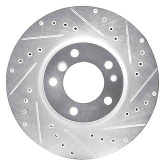 DFC® - Premium Drilled and Slotted Front Passenger Side Brake Rotor