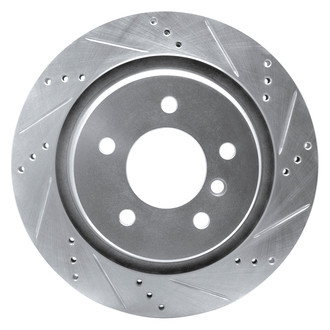DFC® - Premium Drilled and Slotted Rear Driver Side Brake Rotor
