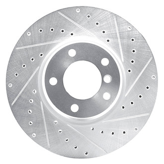 DFC® - Premium Drilled and Slotted Front Passenger Side Brake Rotor