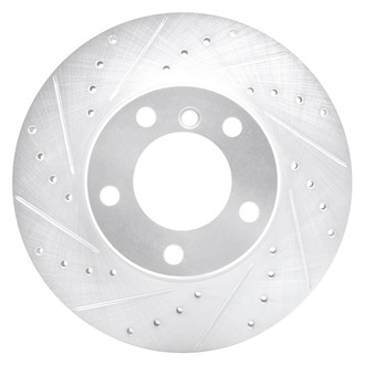 DFC® - Premium Drilled and Slotted Front Driver Side Brake Rotor