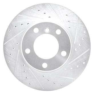 DFC® - Premium Drilled and Slotted Front Passenger Side Brake Rotor