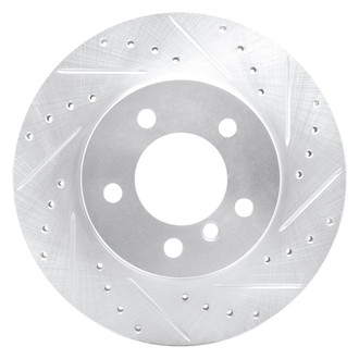 DFC® - Premium Drilled and Slotted Front Passenger Side Brake Rotor