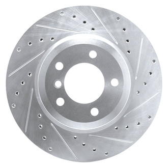 DFC® - Premium Drilled and Slotted Front Passenger Side Brake Rotor