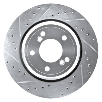 DFC® - Premium Drilled and Slotted Rear Driver Side Brake Rotor