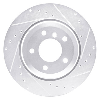 DFC® - Premium Drilled and Slotted Rear Passenger Side Brake Rotor