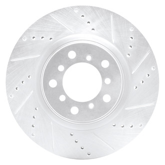 DFC® - Premium Drilled and Slotted Front Driver Side Brake Rotor
