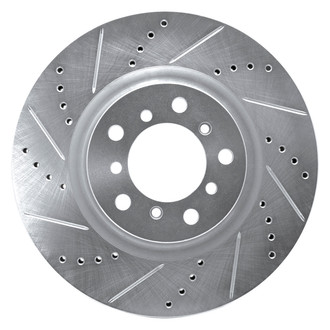 DFC® - Premium Drilled and Slotted Front Passenger Side Brake Rotor