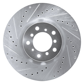DFC® - Premium Drilled and Slotted Front Passenger Side Brake Rotor