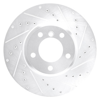 DFC® - Premium Drilled and Slotted Front Passenger Side Brake Rotor
