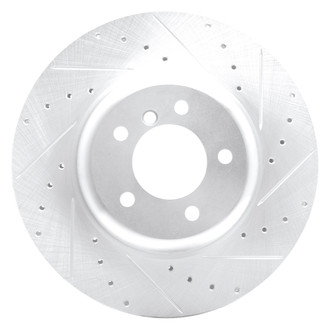 DFC® - Premium Drilled and Slotted Front Passenger Side Brake Rotor