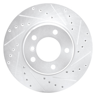 DFC® - Premium Drilled and Slotted Front Passenger Side Brake Rotor