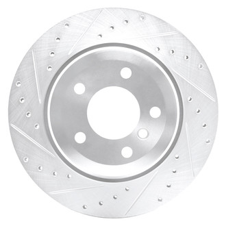 DFC® - Premium Drilled and Slotted Rear Driver Side Brake Rotor