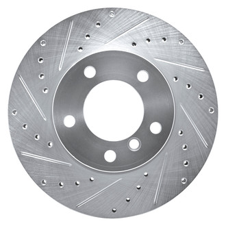 DFC® - Premium Drilled and Slotted Front Driver Side Brake Rotor