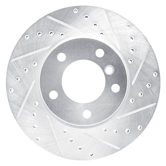 DFC® - Premium Drilled and Slotted Front Passenger Side Brake Rotor
