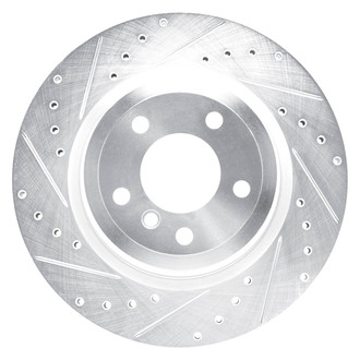 DFC® - Premium Drilled and Slotted Rear Driver Side Brake Rotor