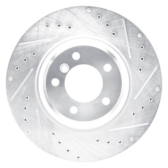 DFC® - Premium Drilled and Slotted Front Passenger Side Brake Rotor