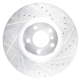 DFC® - Premium Drilled and Slotted Front Passenger Side Brake Rotor