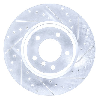 DFC® - Premium Drilled and Slotted Front Passenger Side Brake Rotor