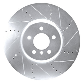 DFC® - Premium Drilled and Slotted Front Passenger Side Brake Rotor