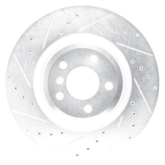DFC® - Premium Drilled and Slotted Rear Driver Side Brake Rotor