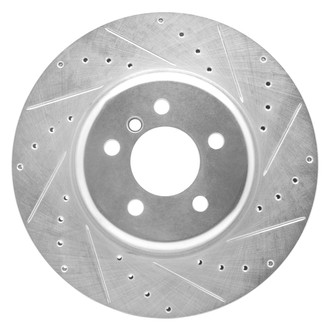 DFC® - Premium Drilled and Slotted Front Passenger Side Brake Rotor