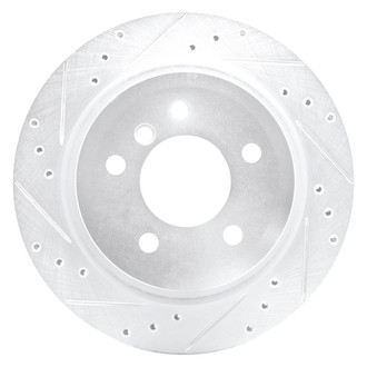 DFC® - Premium Drilled and Slotted Rear Driver Side Brake Rotor
