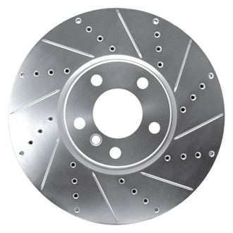 DFC® - Premium Drilled and Slotted Front Driver Side Brake Rotor