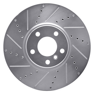 DFC® - Premium Drilled and Slotted Front Passenger Side Brake Rotor