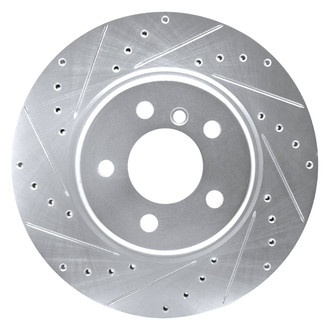 DFC® - Premium Drilled and Slotted Front Driver Side Brake Rotor