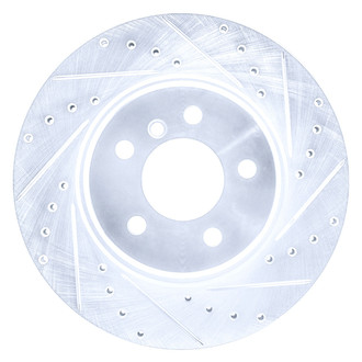 DFC® - Premium Drilled and Slotted Front Passenger Side Brake Rotor