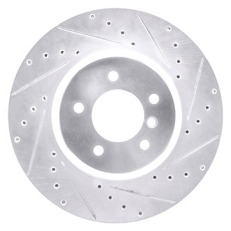 DFC® - Premium Drilled and Slotted Front Passenger Side Brake Rotor