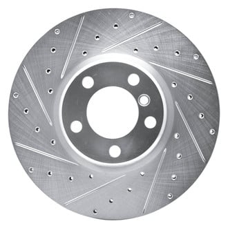 DFC® - Premium Drilled and Slotted Front Driver Side Brake Rotor