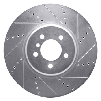 DFC® - Premium Drilled and Slotted Front Passenger Side Brake Rotor