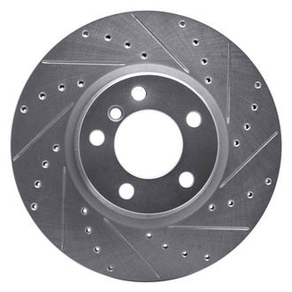 DFC® - Premium Drilled and Slotted Front Passenger Side Brake Rotor