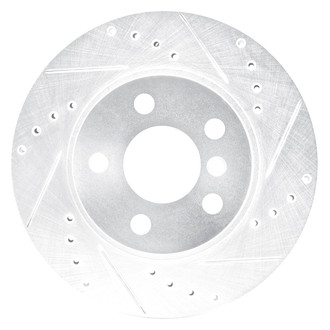 DFC® - Premium Drilled and Slotted Front Passenger Side Brake Rotor