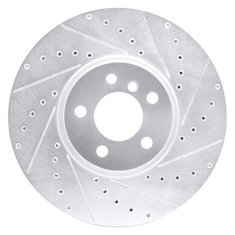 DFC® - Premium Drilled and Slotted Front Passenger Side Brake Rotor