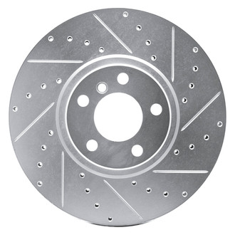 DFC® - Premium Drilled and Slotted Front Passenger Side Brake Rotor