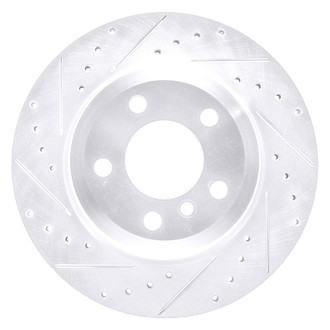 DFC® - Premium Drilled and Slotted Rear Driver Side Brake Rotor